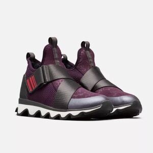 Sorel Women's Athletic Shoes - Plum and Black